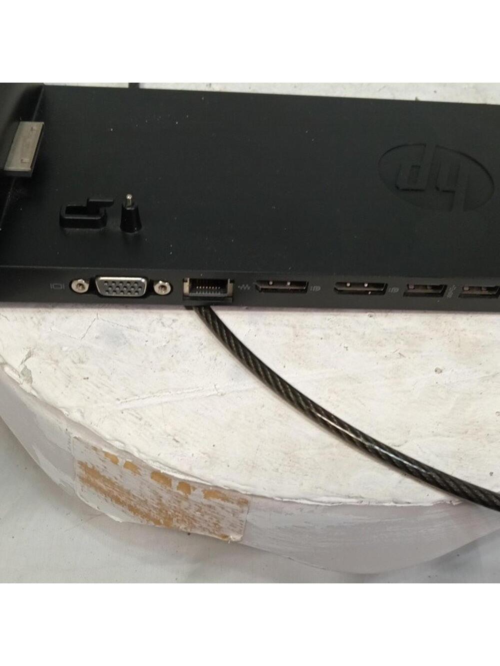 HP 2013 UltraSlim Docking Station D9Y32AA USB 3.0 VGA Ethernet Tested Used